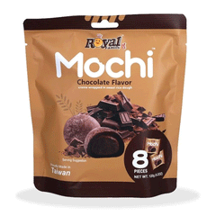 Royal Family Mochi Chocolate Flavor Sweet 8pcs 120g