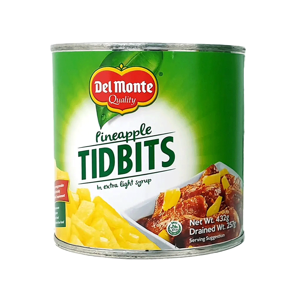 Del Monte Pineapple Tidbits 432g
