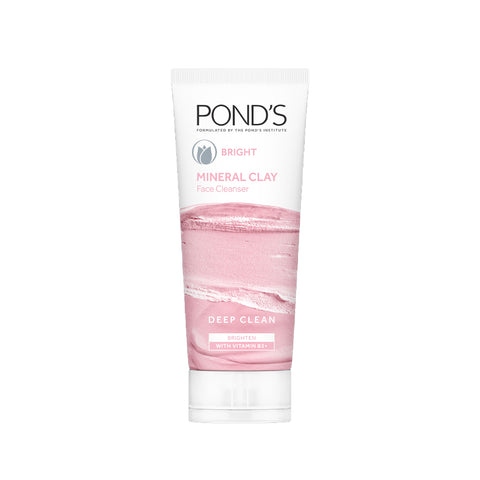 Ponds Bright Mineral Clay Face Cleanser Deep Clean 90g
