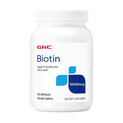Gnc Biotin 5000mcg 120 Capsules