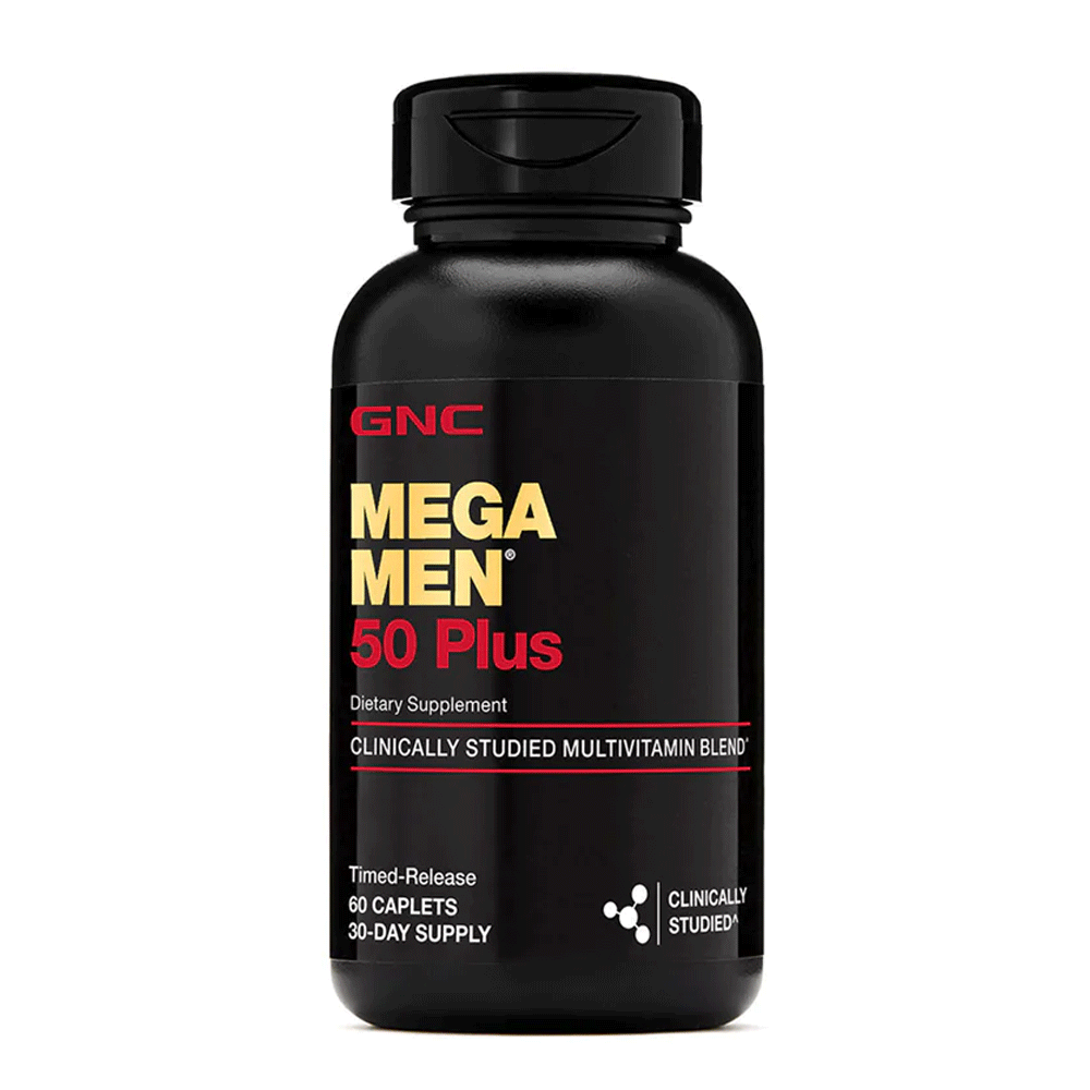 Gnc Mega Men 50 Plus Caplets 60s