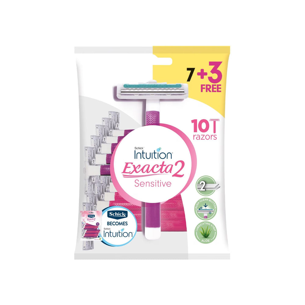 Schick Intuition Exacta 2 Sensitive 7+3 Razor Women