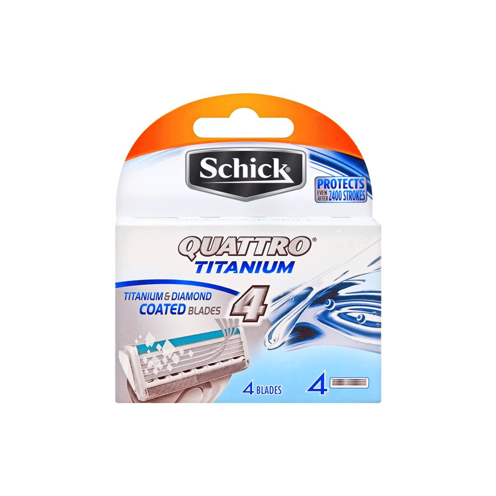 Schick Quattro Titanium Refill 4s