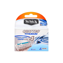 Schick Quattro Titanium Refill 4s