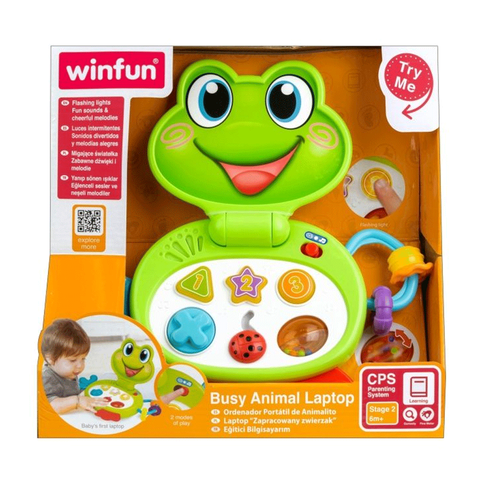Winfun Busy Animal Laptop 08001a