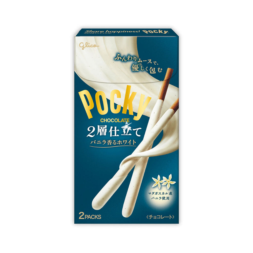 Pocky Chocolate Vanilla Biscuit Sticks 02Packs