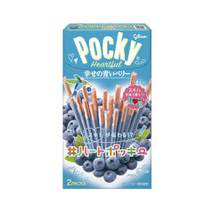 Pocky Chocolate Heartful Blueberry Biscuit Sticks 02Packs