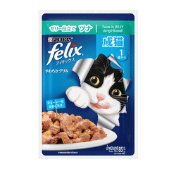 Felix Cat Food Tuna In Jelly Pouch 85g
