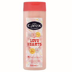 Cussons Carex Love Hearts Bath & Shower 500ml