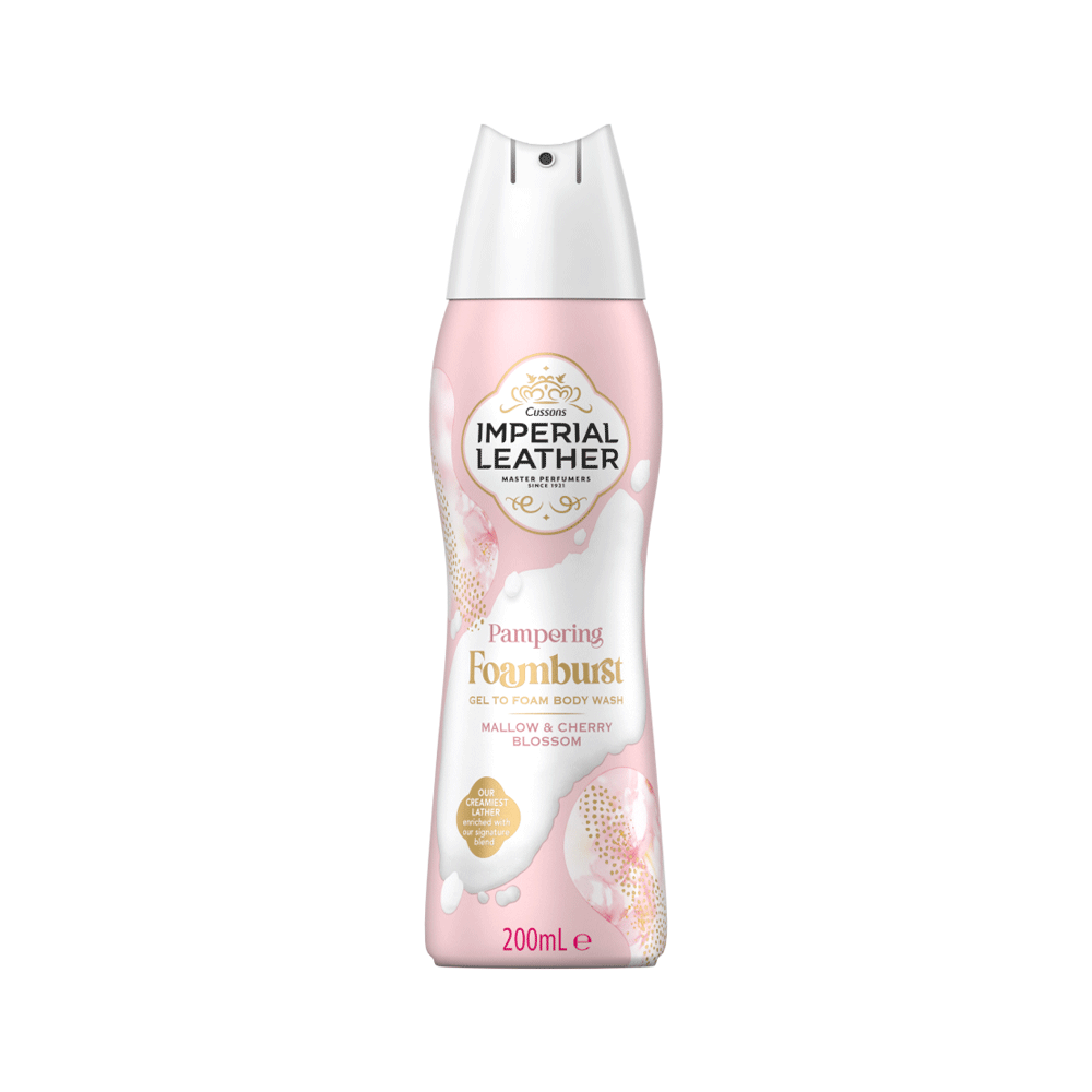 Imperial Leather Moisturising Foamburst Mallow & Cherry Blossom Body Wash 200ml