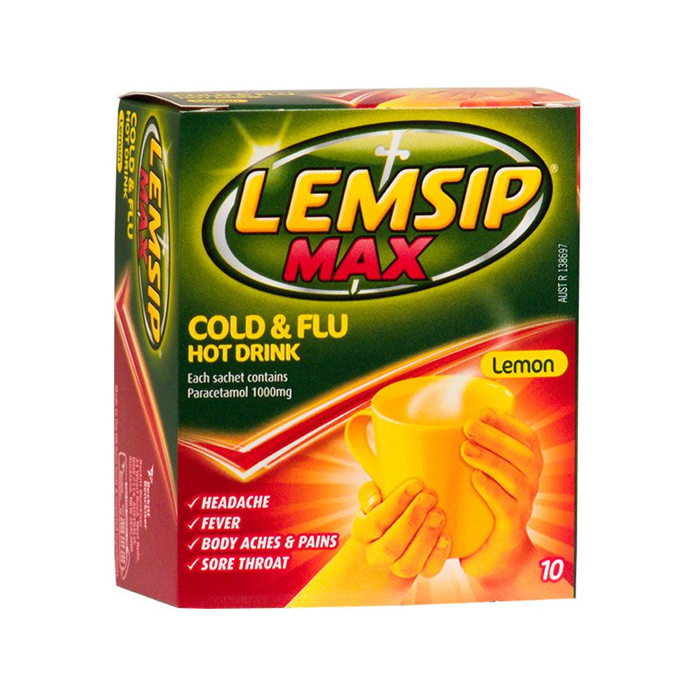 Lemsip Max Cold And Flu Lemon 10s