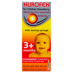 Nurofen For Children Suspension Strawberry Flavour 150ml