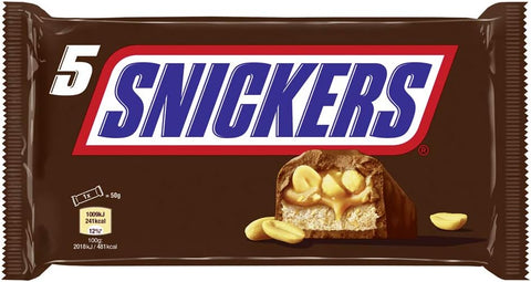 Snickers Chocolates 5x50g
