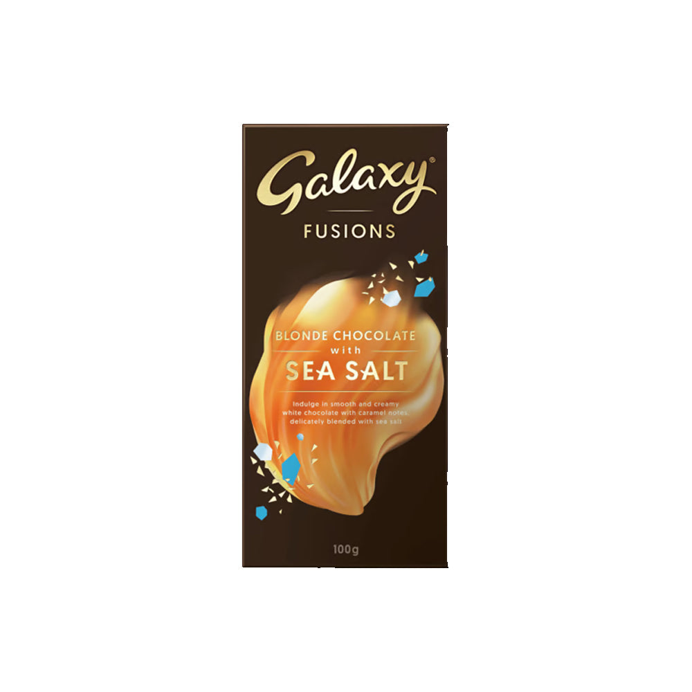 Galaxy Fusion Sea Salt Blonde Chocolate 100g