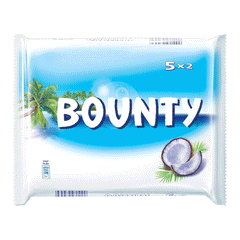 Bounty Chocolate 5x2 ( 2x28.5g )=285g