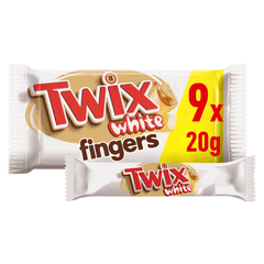 Twix White Finger Chocolate 9x20g=180g