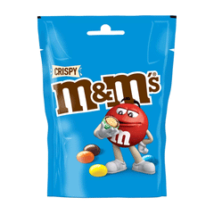 M&Ms Crispy Pouch 107g