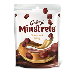 Galaxy Minstrels Sharing Pouch Chocolate 195g