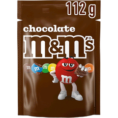 M&Ms Milk Chocolate Pouch 112g