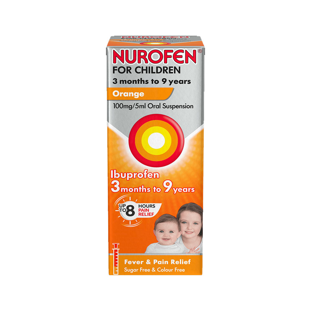 Nurofen Children Suspension Orange Flavour 100ml (imp)
