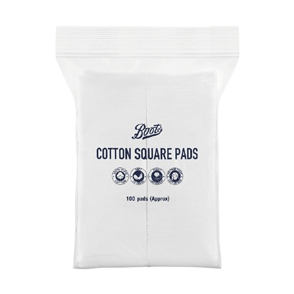 Boots Cotton Wool Puff Squar 100s