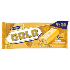 Mcvities Golden Caramel Flavour Biscuit Bars 106g