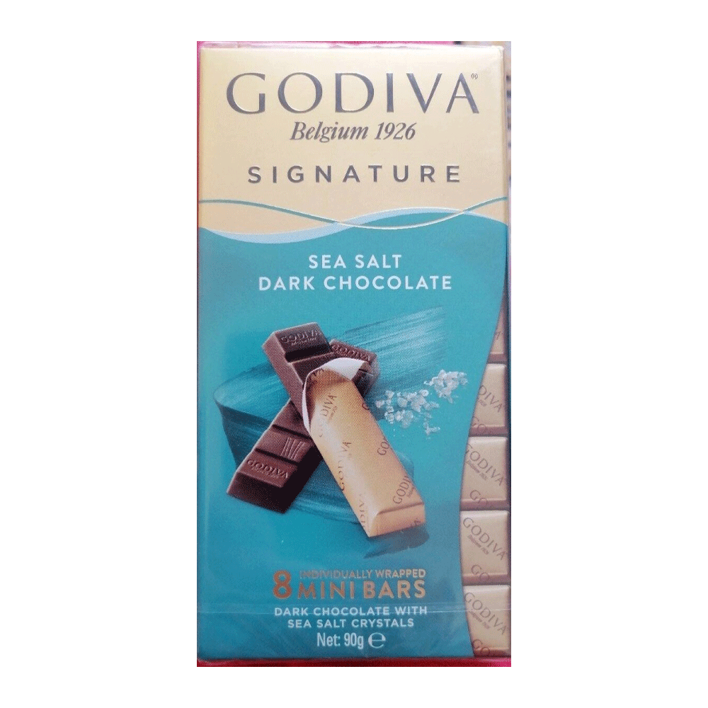 Godiva Sea Salt Dark Chocolate 90g