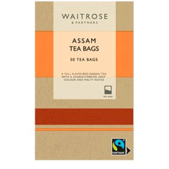 Waitrose Assam 50s Tea Bags 125g