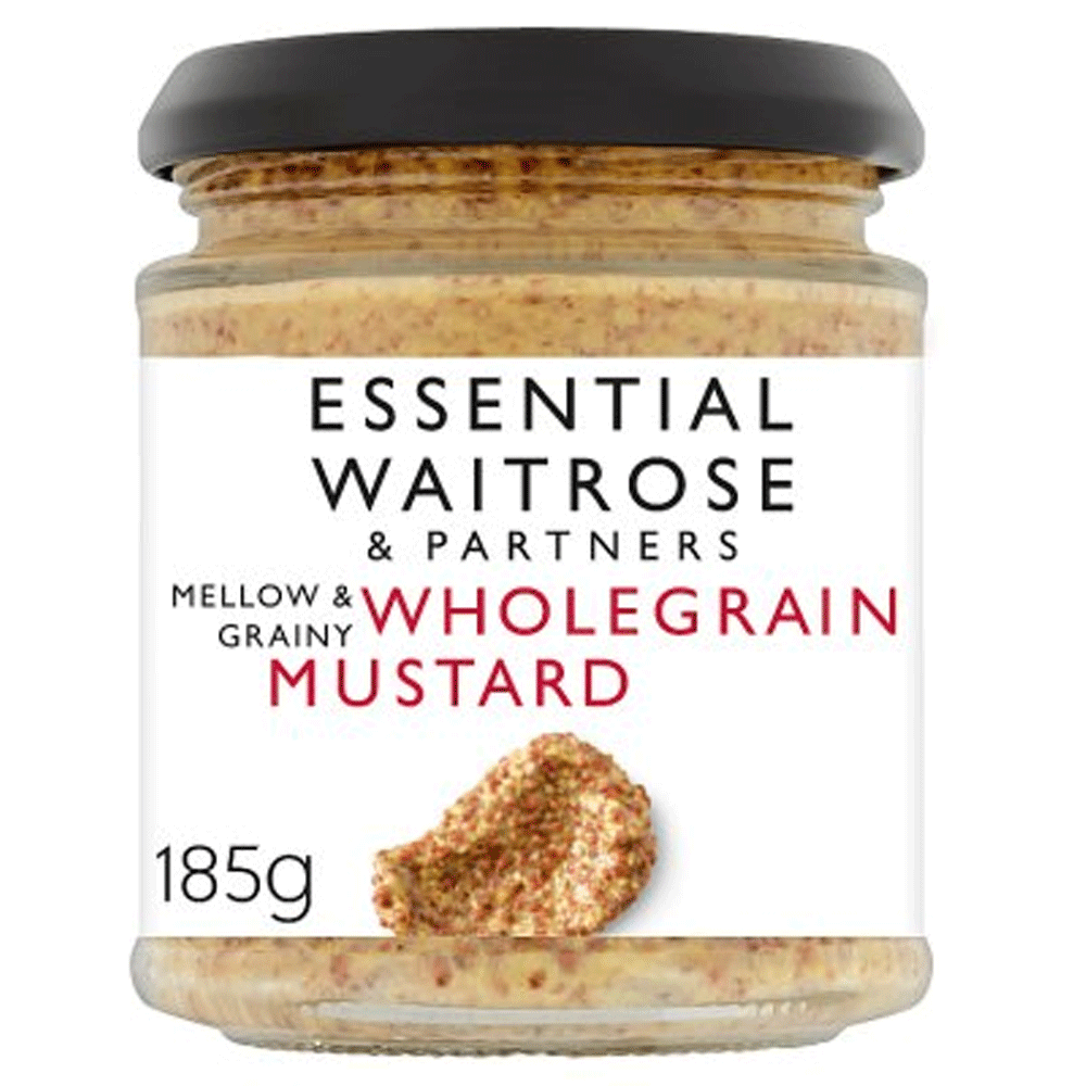 Essential Waitrose Wholegrain Mustard 185g