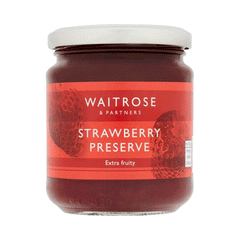 Waitrose Strawberry Preserve 340g