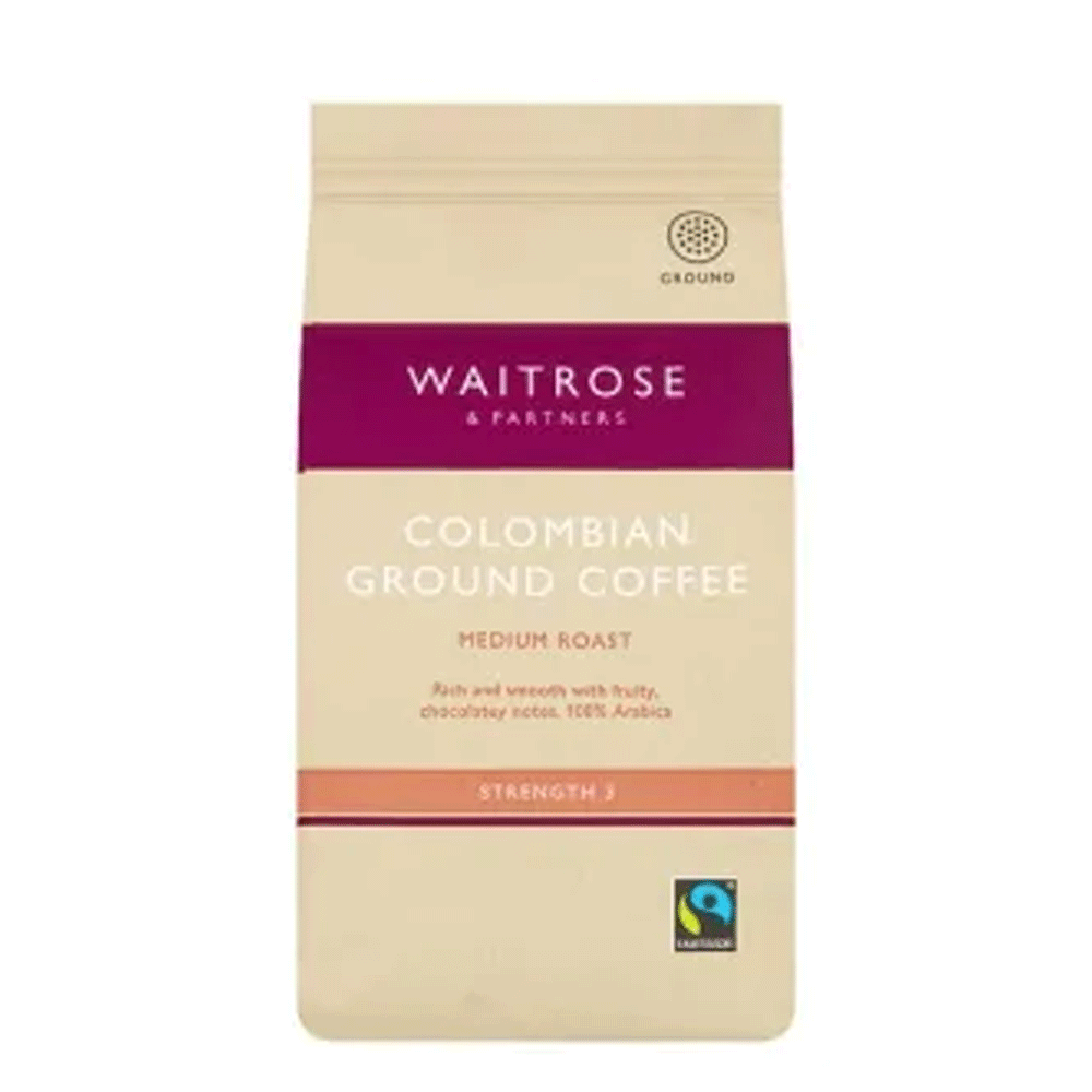 Waitrose Colombian Ground Coffee 227g