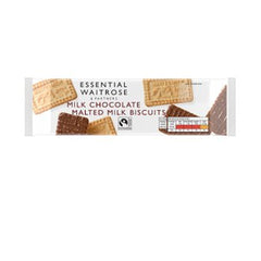 Essential Waitrose Chocolate Malted Milk Biscuits 250g