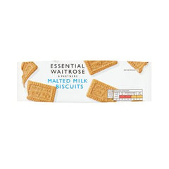 Essential Waitrose Malted Milk Biscuits 200g