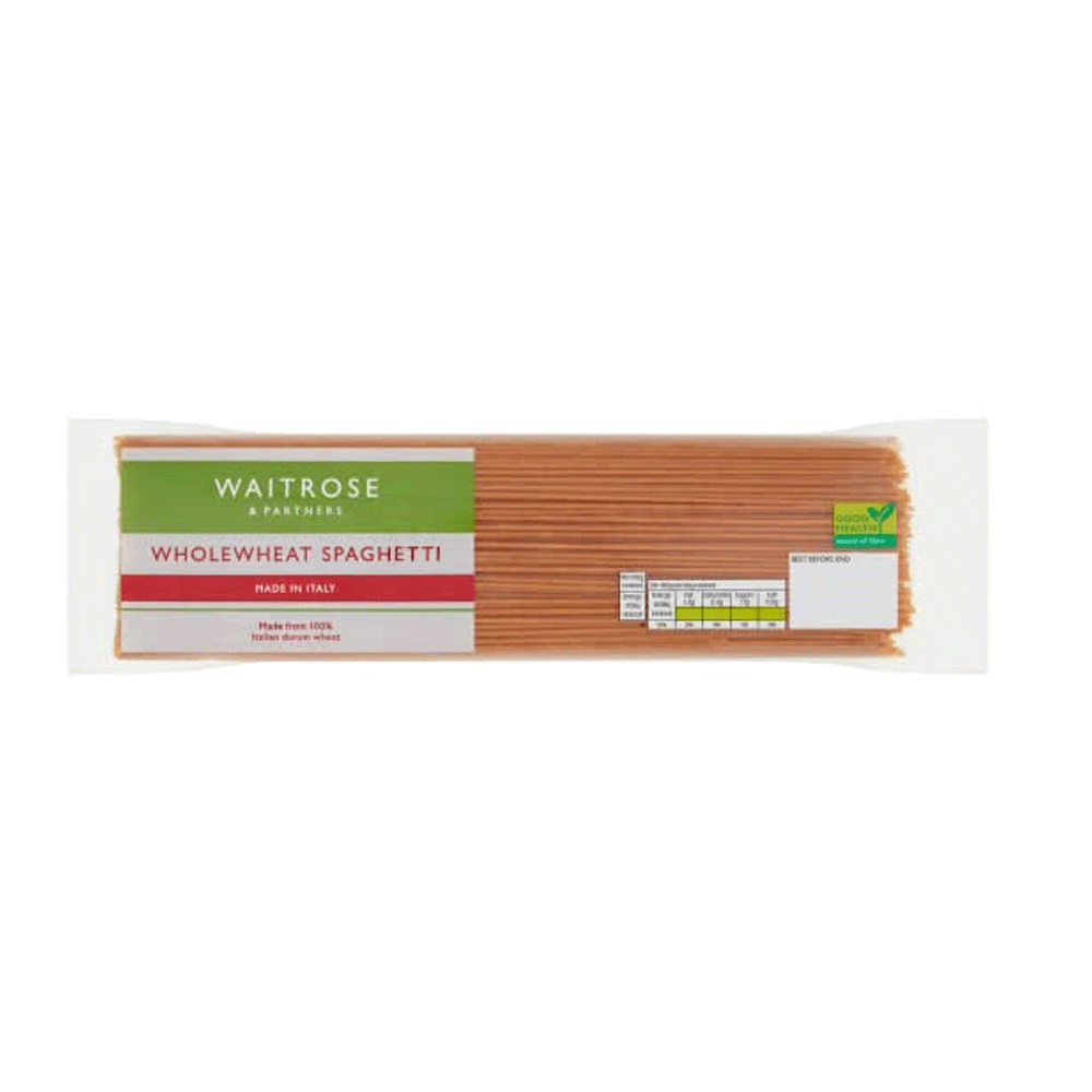 Waitrose Wholewheat Spaghetti 500g
