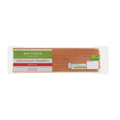 Waitrose Wholewheat Spaghetti 500g