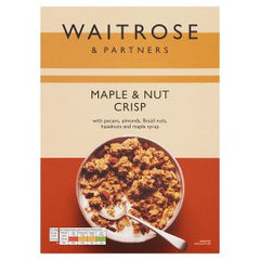 Waitrose Maple & Nut Crisp Cereal 500g