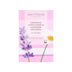Waitrose Camomile Limeflower Tea 20s