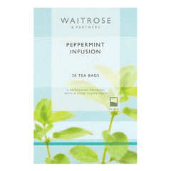 Waitrose Peppermint Infusion Tea 20 Bags