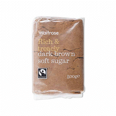 Waitrose Dark Brown Soft Sugar 500gm