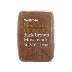 Waitrose Dark Brown Muscovado Sugar 1kg