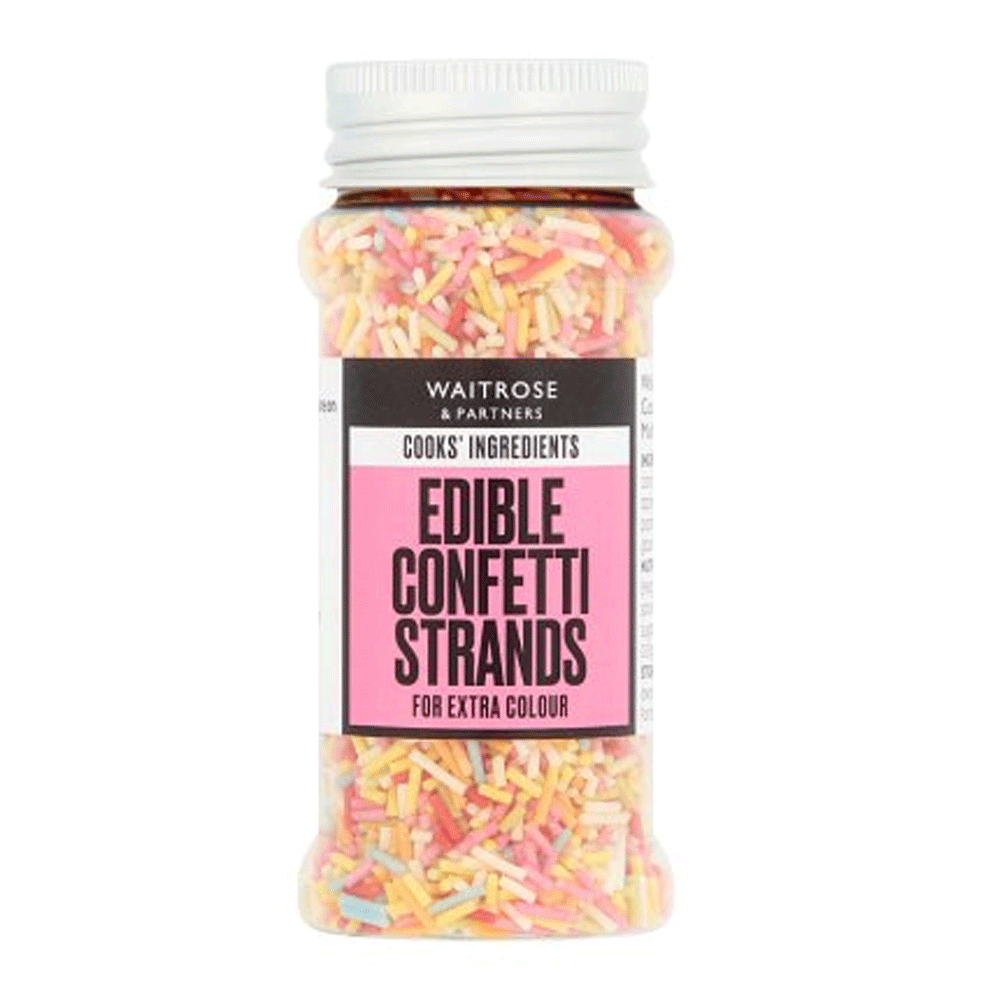 Waitrose Cooks Ingredients Edible Confetti Strands 65g