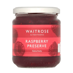 Waitrose Fragrant Rasberry Extra Fruity Jam 340g