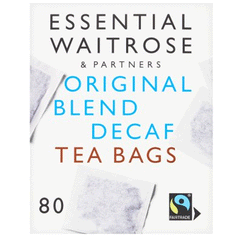Waitrose Original Blend Decaf 80s Tea Bag 250g