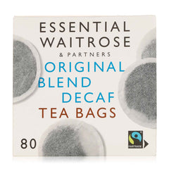 Waitrose Original Blend Decaf 80s Tea Bag 250g