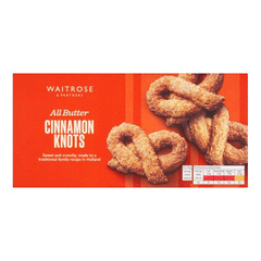 Waitrose All Butter Cinnamon Knots 150g