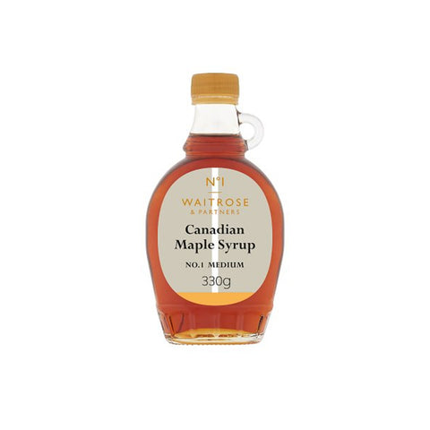 Waitrose Canadian Maple Syrup No.1 Medium 330g