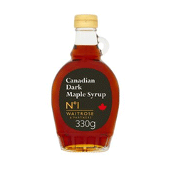 Waitrose Canadian Maple Syrup No.1 Medium 330g