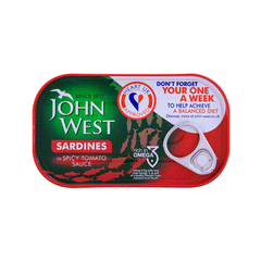 John West Sardines In Spicy Tomato Sauce 120g