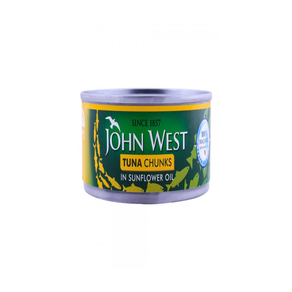 John West Sunflower Oil Tuna Chunks Tin 145g