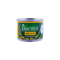 John West Sunflower Oil Tuna Chunks Tin 145g